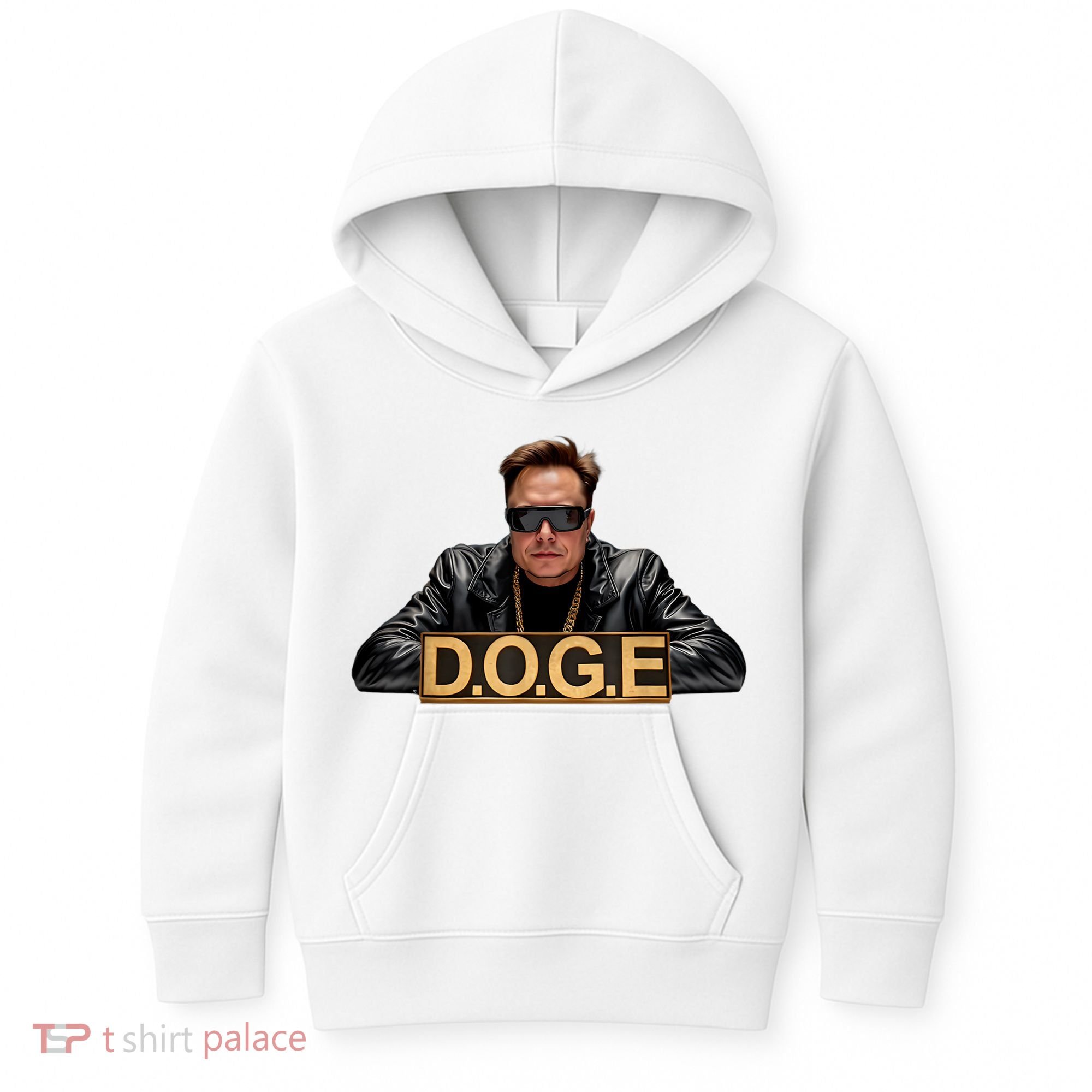 Doge Elon Musk Kids Hoodie