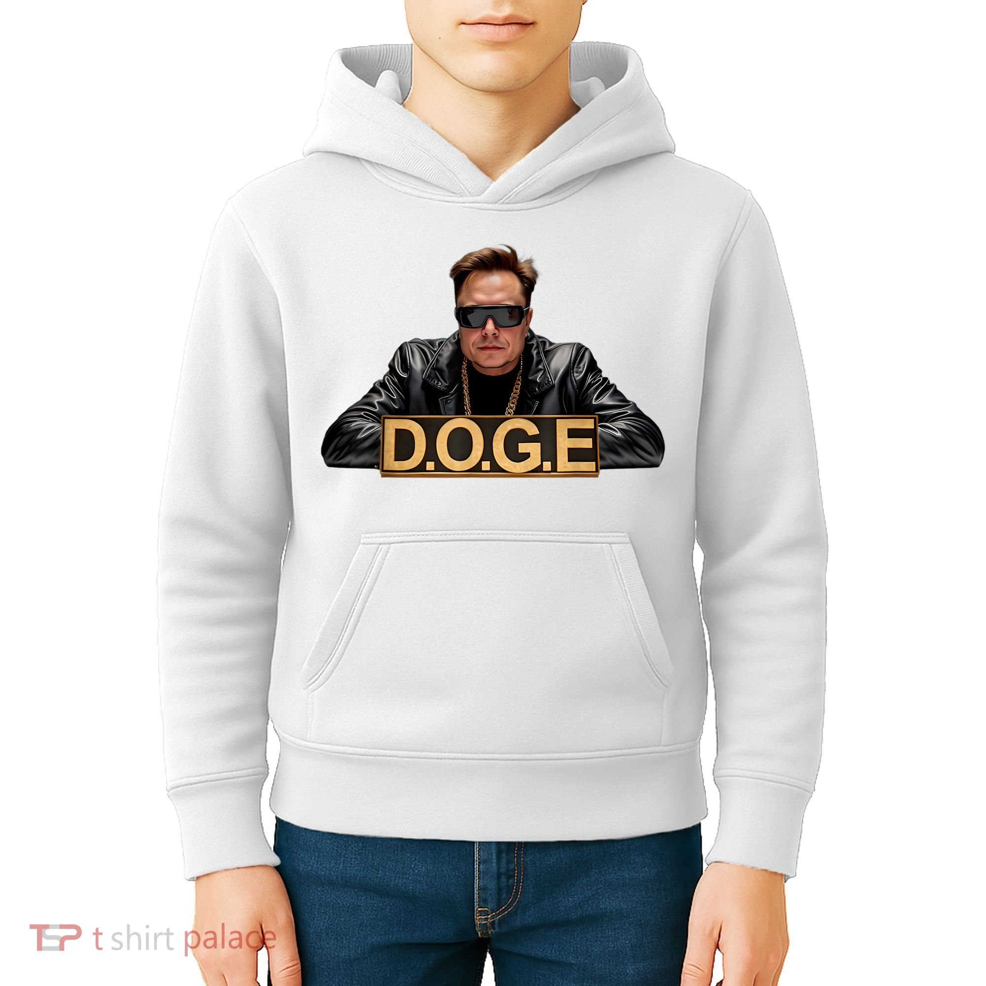 Doge Elon Musk Kids Hoodie