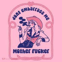 Dont Embarrass Me Cowgirl Coaster thumb 2