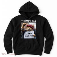 DonT Eat Me Cats For Trump 2024 Hoodie thumb 0