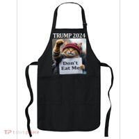 DonT Eat Me Cats For Trump 2024 Apron thumb 0
