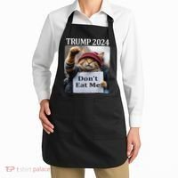 DonT Eat Me Cats For Trump 2024 Apron thumb 2