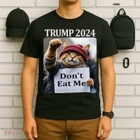 DonT Eat Me Cats For Trump 2024 T-Shirt thumb 6