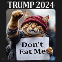 DonT Eat Me Cats For Trump 2024 T-Shirt thumb 7