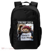 DonT Eat Me Cats For Trump 2024 Backpack thumb 0