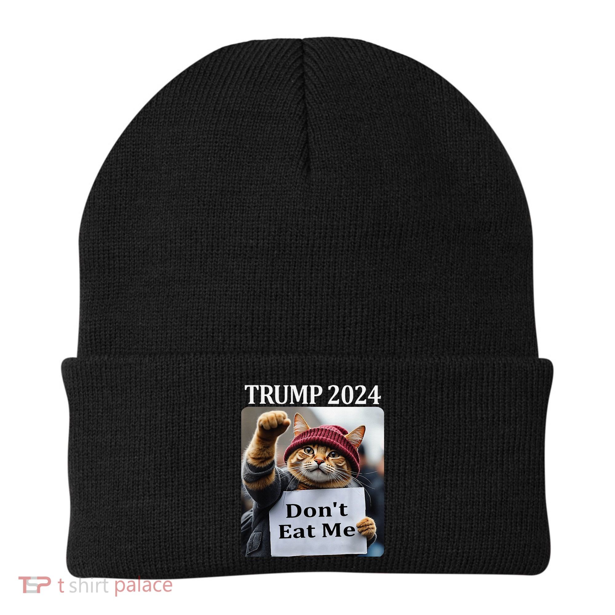 DonT Eat Me Cats For Trump 2024 Beanie