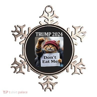 DonT Eat Me Cats For Trump 2024 Ornament