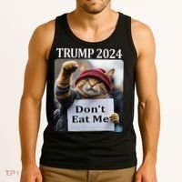 DonT Eat Me Cats For Trump 2024 Tank Top thumb 3