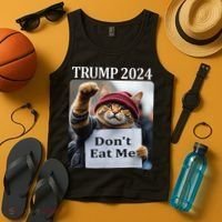 DonT Eat Me Cats For Trump 2024 Tank Top thumb 4