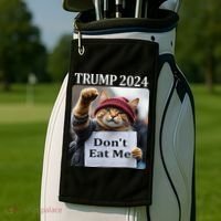 DonT Eat Me Cats For Trump 2024 Golf Towel thumb 2