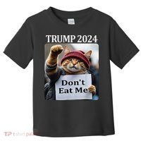 DonT Eat Me Cats For Trump 2024 Toddler T-Shirt thumb 0