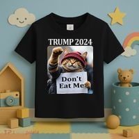 DonT Eat Me Cats For Trump 2024 Toddler T-Shirt thumb 3