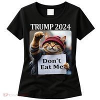 DonT Eat Me Cats For Trump 2024 Women's T-Shirt thumb 0
