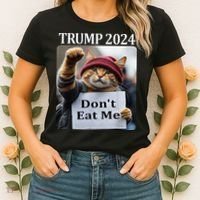 DonT Eat Me Cats For Trump 2024 Women's T-Shirt thumb 2