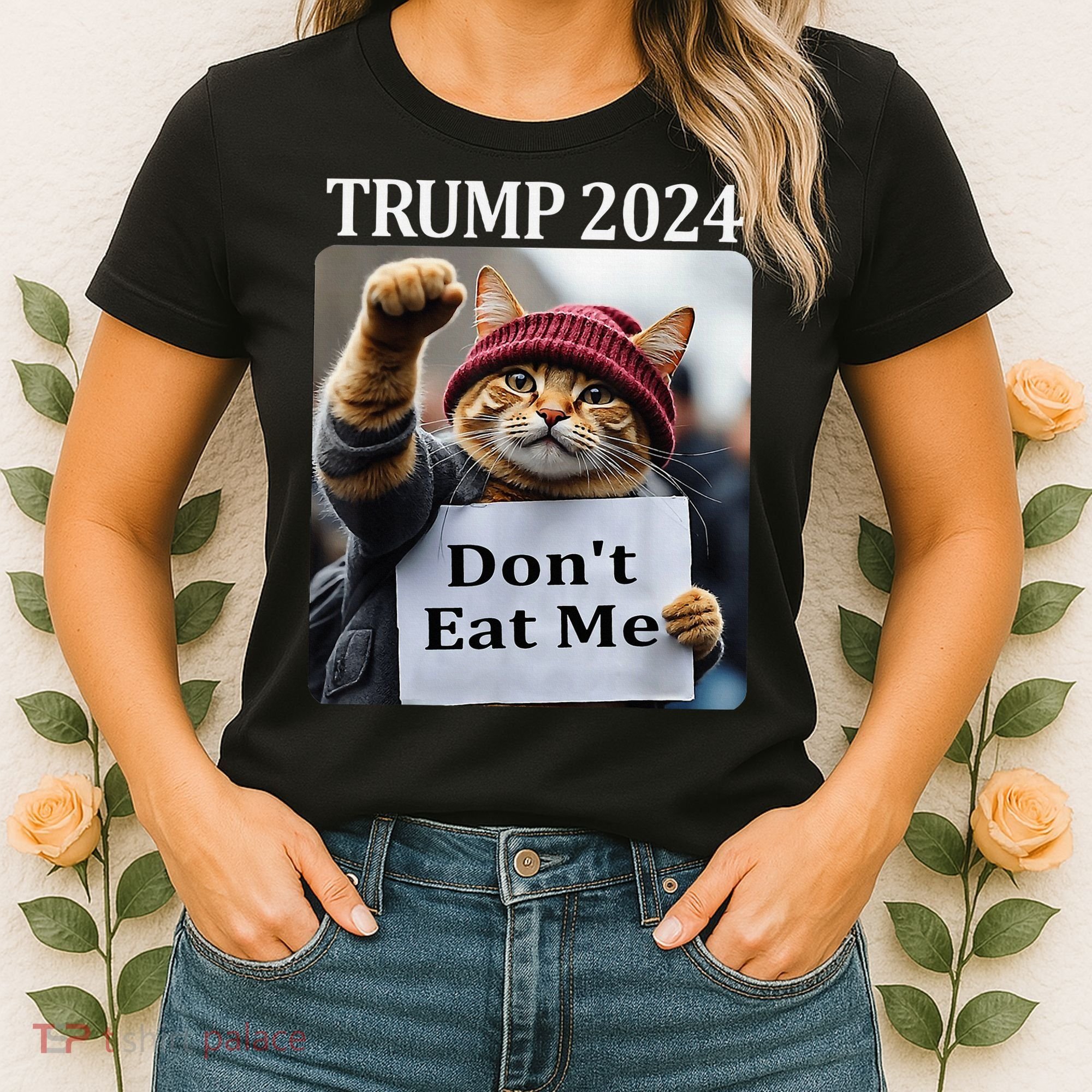 DonT Eat Me Cats For Trump 2024 Women's T-Shirt