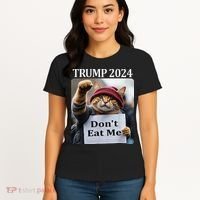 DonT Eat Me Cats For Trump 2024 Women's T-Shirt thumb 4
