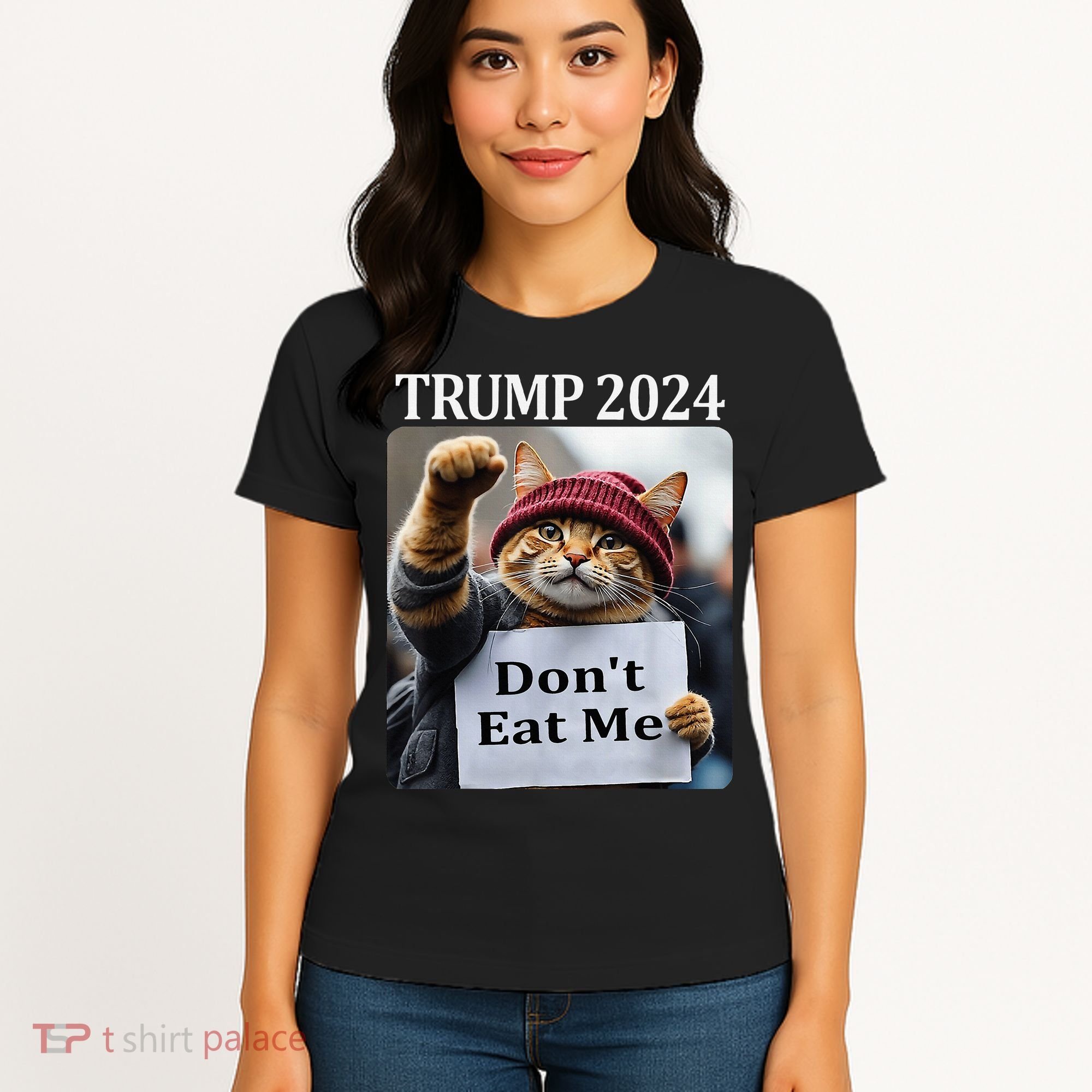 DonT Eat Me Cats For Trump 2024 Women's T-Shirt