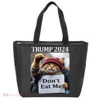 DonT Eat Me Cats For Trump 2024 Tote Bag thumb 0