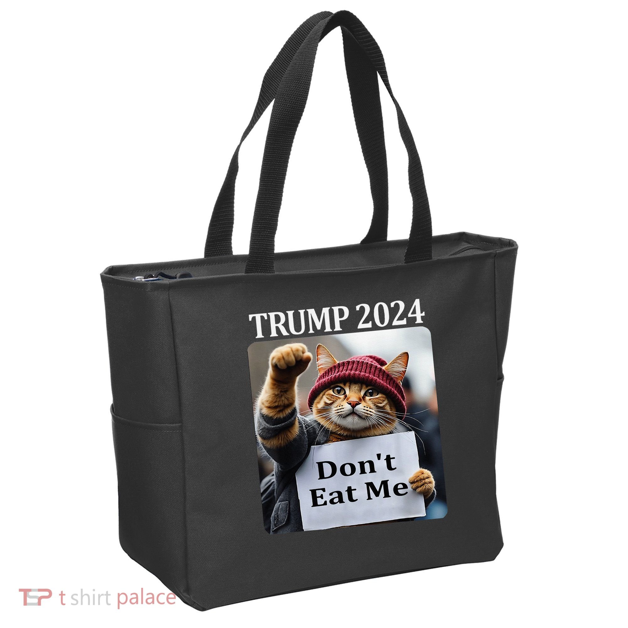 DonT Eat Me Cats For Trump 2024 Tote Bag