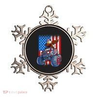 Dabbing Eagle Monster Truck 4th Of July Boy American Flag Ornament thumb 0