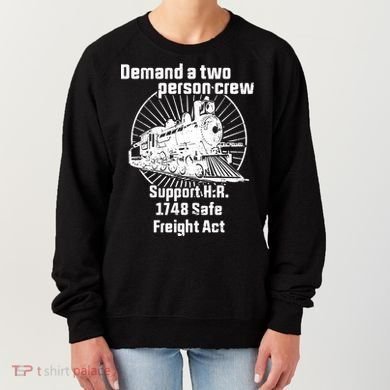 Demand A Two Person Crew Trains Women's Sweatshirt