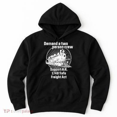 Demand A Two Person Crew Trains Hoodie