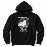 Demand A Two Person Crew Trains Hoodie thumb 0