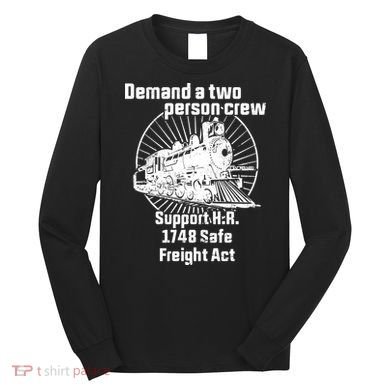 Demand A Two Person Crew Trains Long Sleeve Shirt