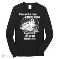 Demand A Two Person Crew Trains Long Sleeve Shirt thumb 0