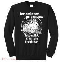 Demand A Two Person Crew Trains Sweatshirt thumb 0