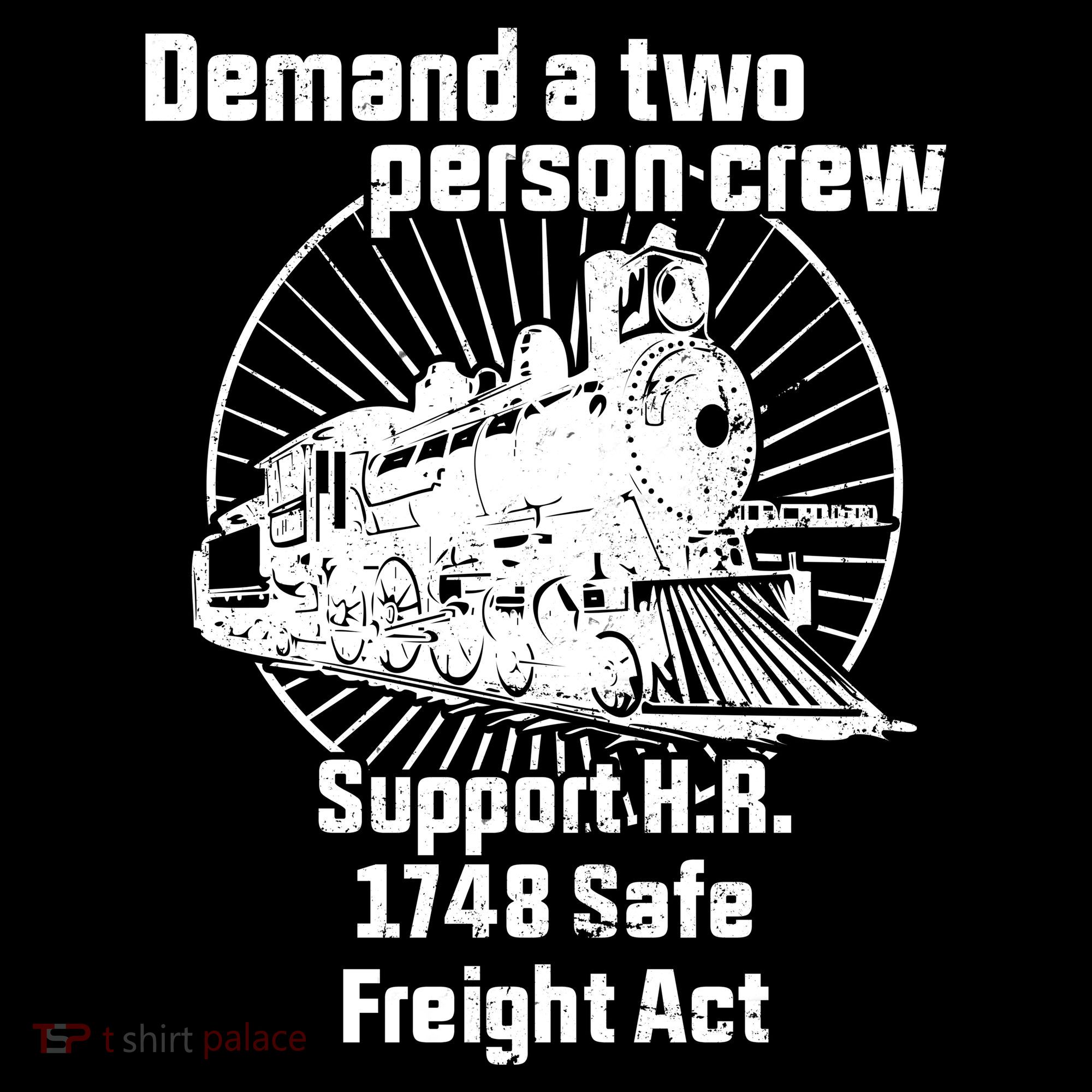 Demand A Two Person Crew Trains Sweatshirt