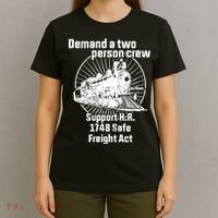 Demand A Two Person Crew Trains T-Shirt thumb 4