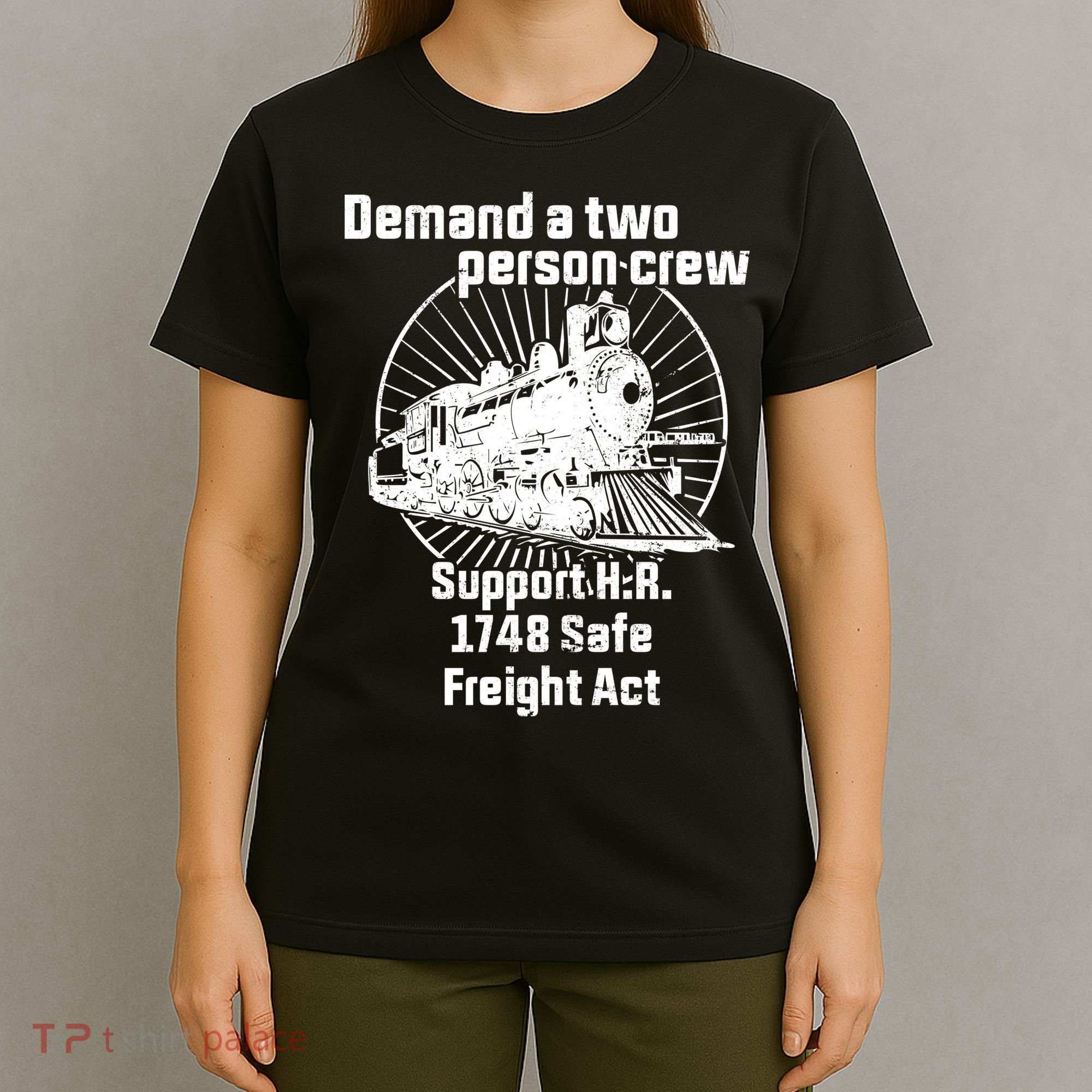 Demand A Two Person Crew Trains T-Shirt