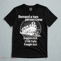 Demand A Two Person Crew Trains T-Shirt thumb 5