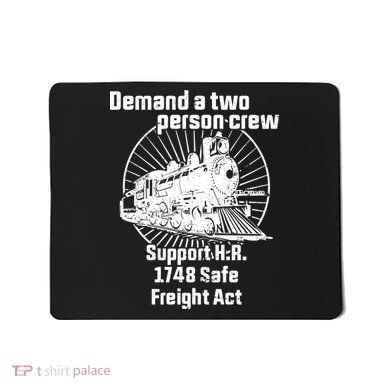 Demand A Two Person Crew Trains Mousepad
