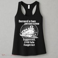 Demand A Two Person Crew Trains Women's Tank Top thumb 3