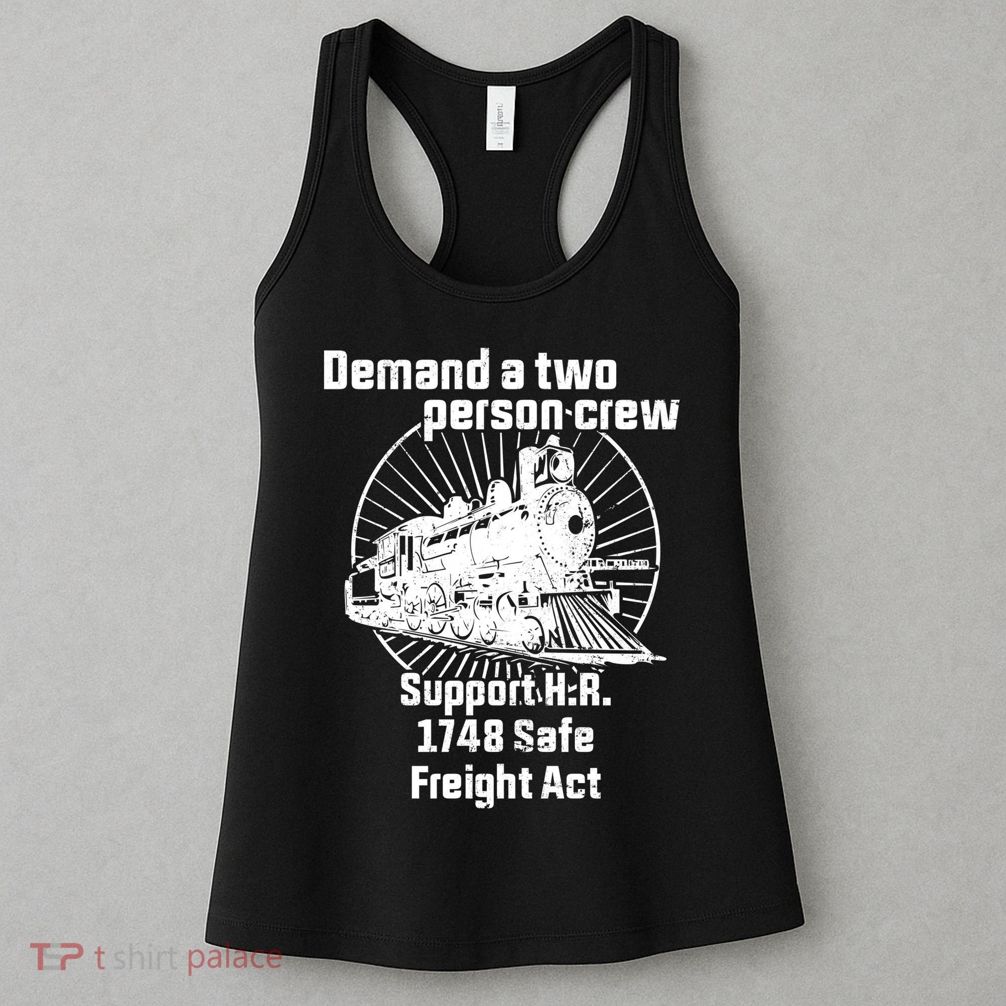 Demand A Two Person Crew Trains Women's Tank Top