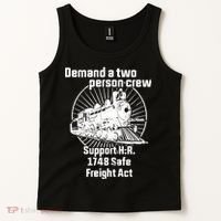 Demand A Two Person Crew Trains Tank Top thumb 2