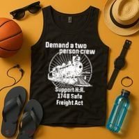 Demand A Two Person Crew Trains Tank Top thumb 4