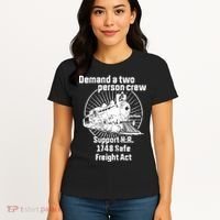 Demand A Two Person Crew Trains Women's T-Shirt thumb 4