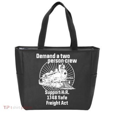 Demand A Two Person Crew Trains Tote Bag