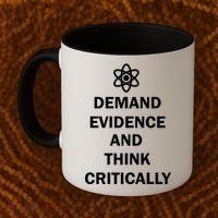 Demand Evidence And Think Critically Coffee Mug thumb 2