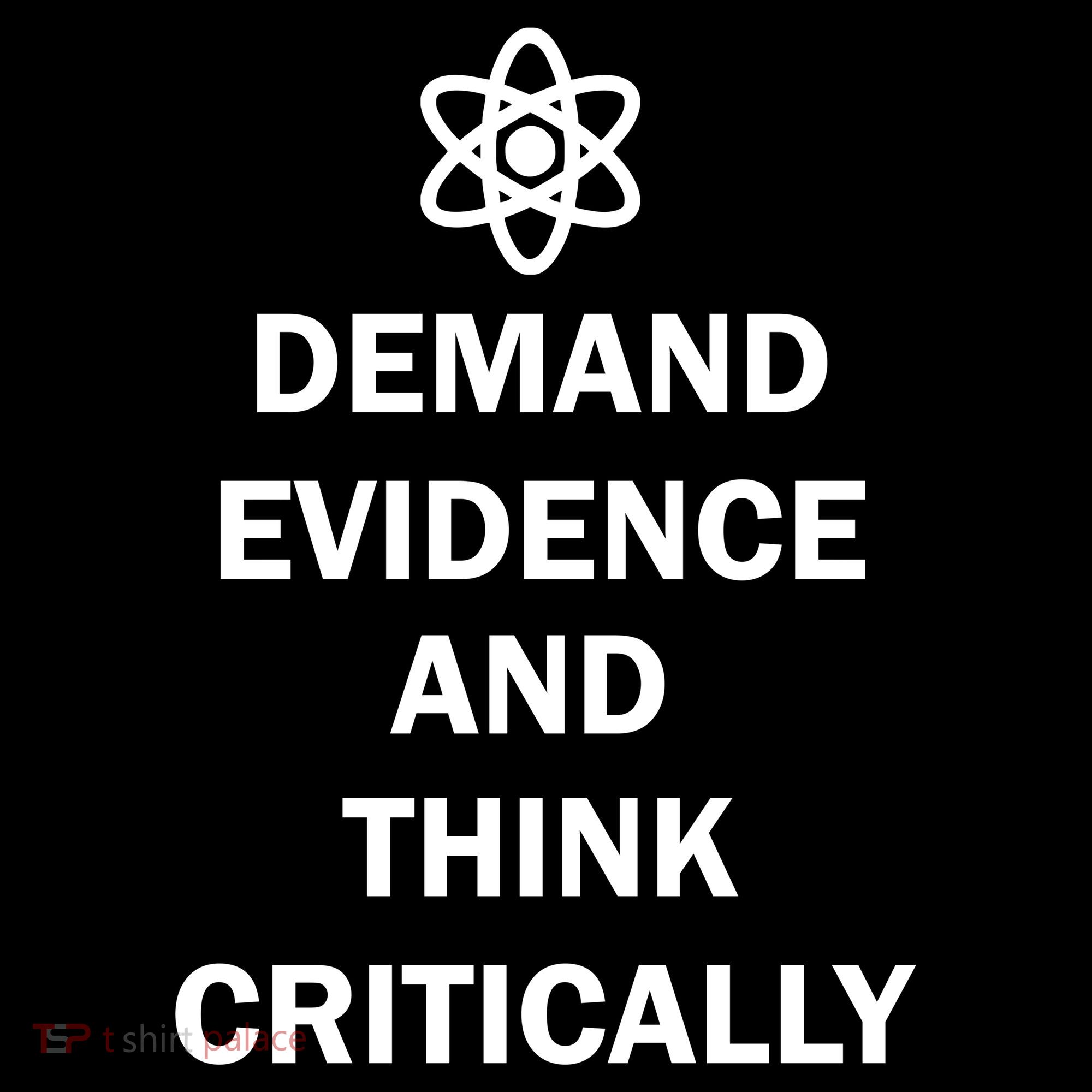 Demand Evidence And Think Critically Women's Hoodie