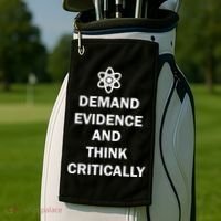 Demand Evidence And Think Critically Golf Towel thumb 2
