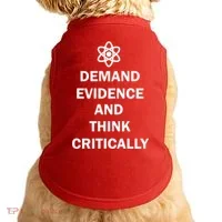 Demand Evidence And Think Critically Doggie Tank thumb 0