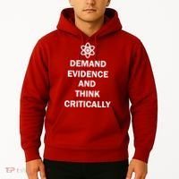 Demand Evidence And Think Critically Hoodie thumb 2