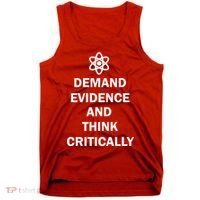 Demand Evidence And Think Critically Tank Top thumb 0