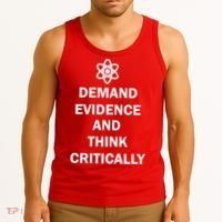 Demand Evidence And Think Critically Tank Top thumb 3