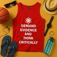 Demand Evidence And Think Critically Tank Top thumb 4