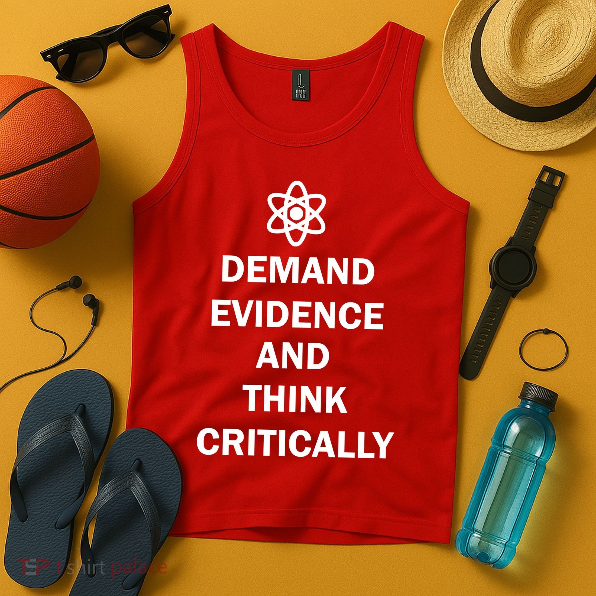 Demand Evidence And Think Critically Tank Top